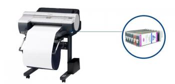 Плоттер Canon imagePROGRAF LP17 с ПЗК (СНПЧ)