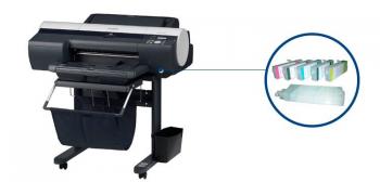 Плоттер Canon imagePROGRAF IPF5100 с ПЗК (СНПЧ)