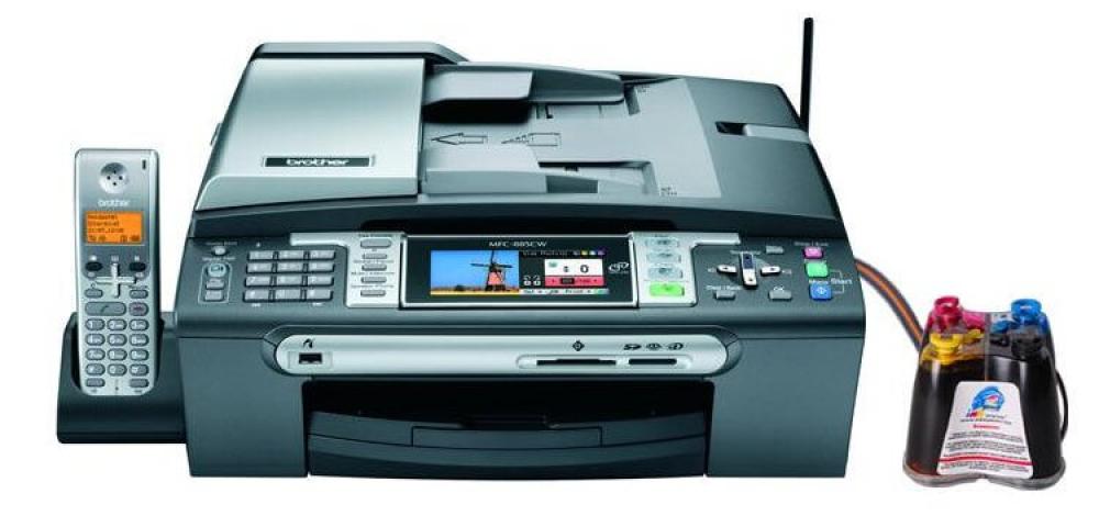изображение МФУ Brother MFC-885CW с СНПЧ - изображение 1
