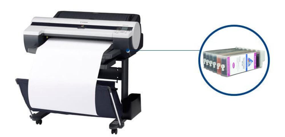 изображение Плоттер Canon imagePROGRAF IPF600 с ПЗК (СНПЧ) - изображение 1