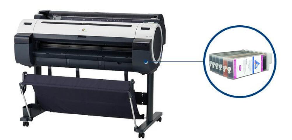 изображение Плоттер Canon imagePROGRAF IPF755 с ПЗК (СНПЧ) - изображение 1