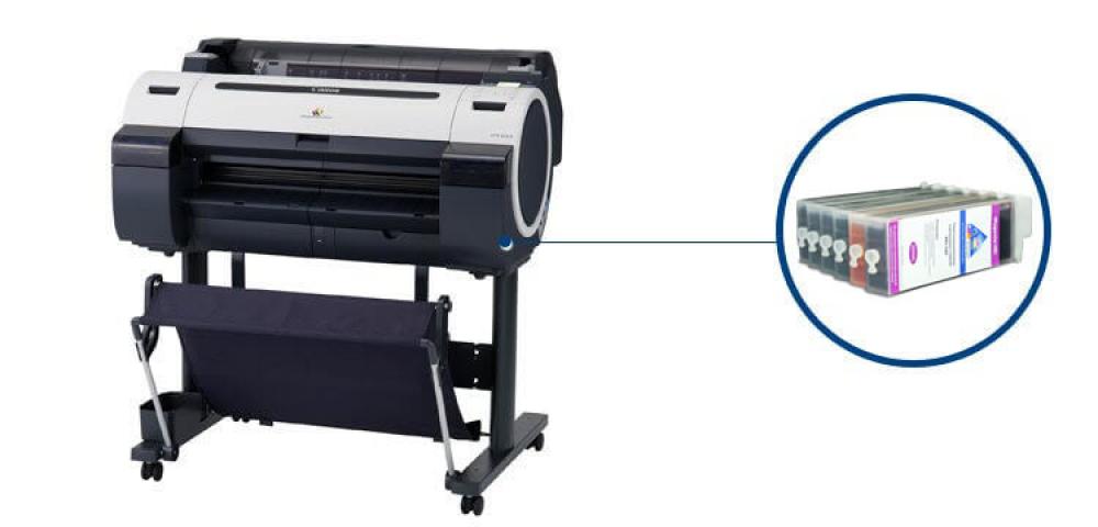 изображение Плоттер Canon imagePROGRAF IPF655 с ПЗК (СНПЧ) - изображение 1