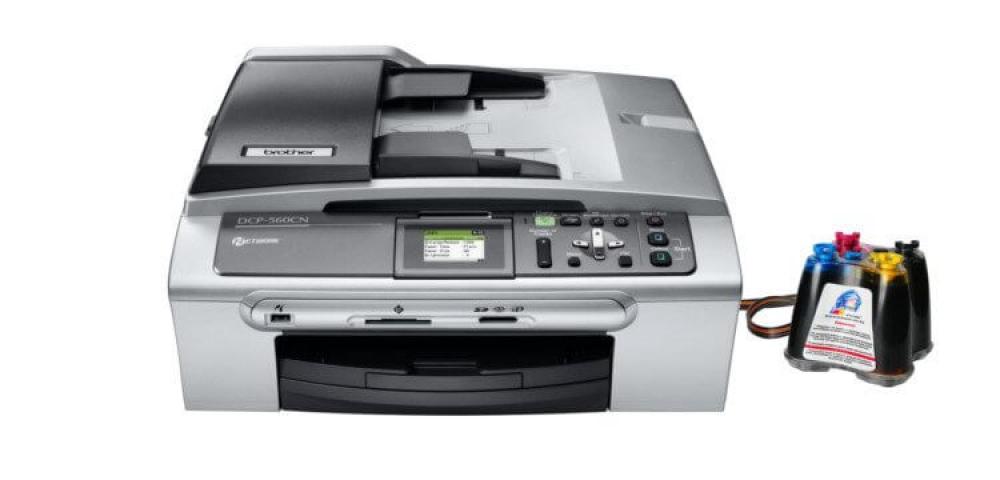 изображение МФУ Brother DCP 560C с СНПЧ - изображение 1