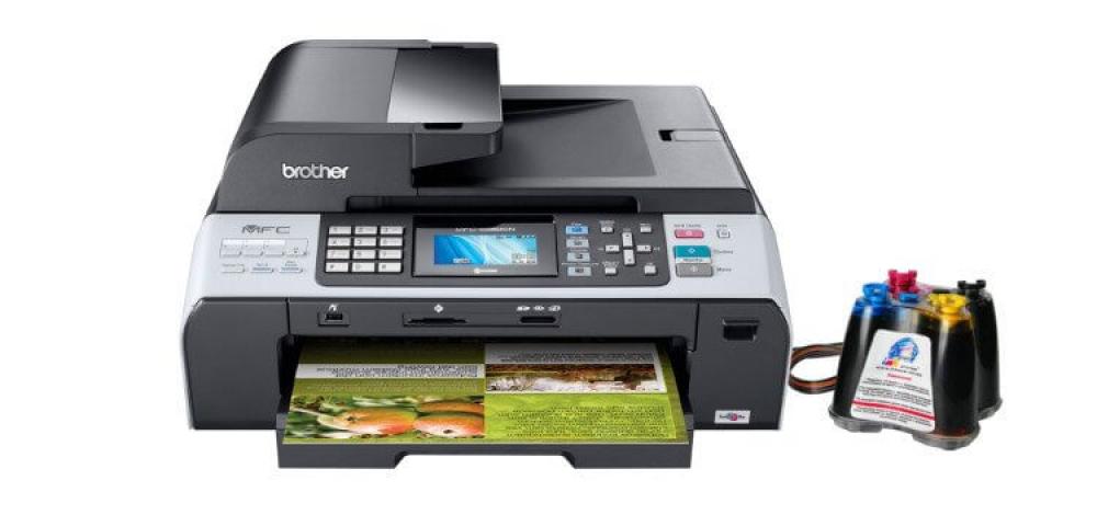 изображение МФУ Brother MFC 5890CN с СНПЧ - изображение 1