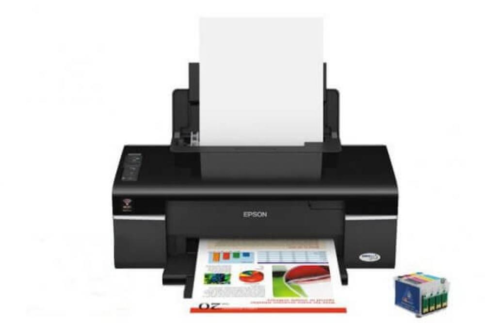 изображение Цветной принтер Epson Stylus Office T40W с перезаправляемыми картриджами - изображение 1