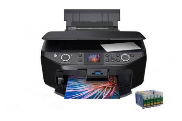 изображение МФУ Epson Stylus Photo RX610, RX615 с перезаправляемыми картриджами