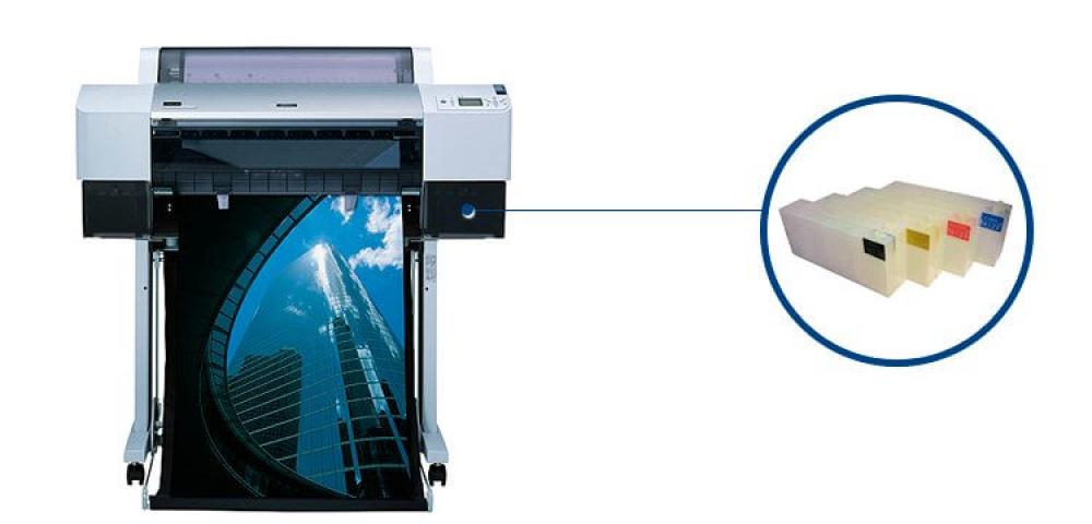 изображение Плоттер Epson Stylus Pro 7400 с ПЗК (СНПЧ) - изображение 1