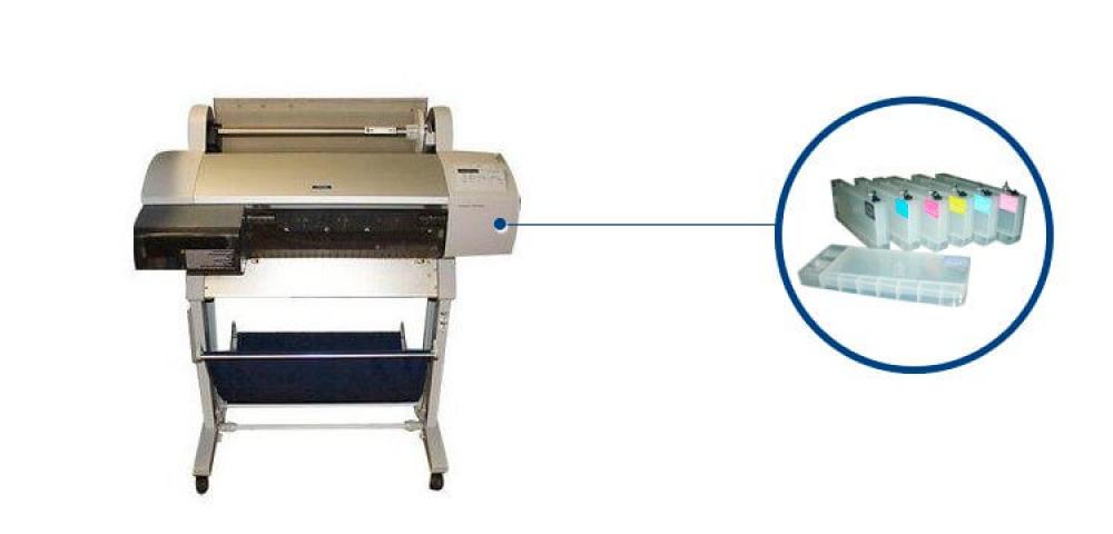 изображение Плоттер Epson Stylus Pro 7600 с ПЗК (СНПЧ) - изображение 1