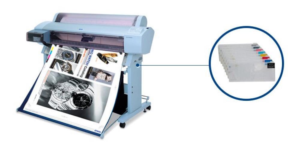 изображение Плоттер Epson Stylus Pro 9600 с ПЗК (СНПЧ) - изображение 1