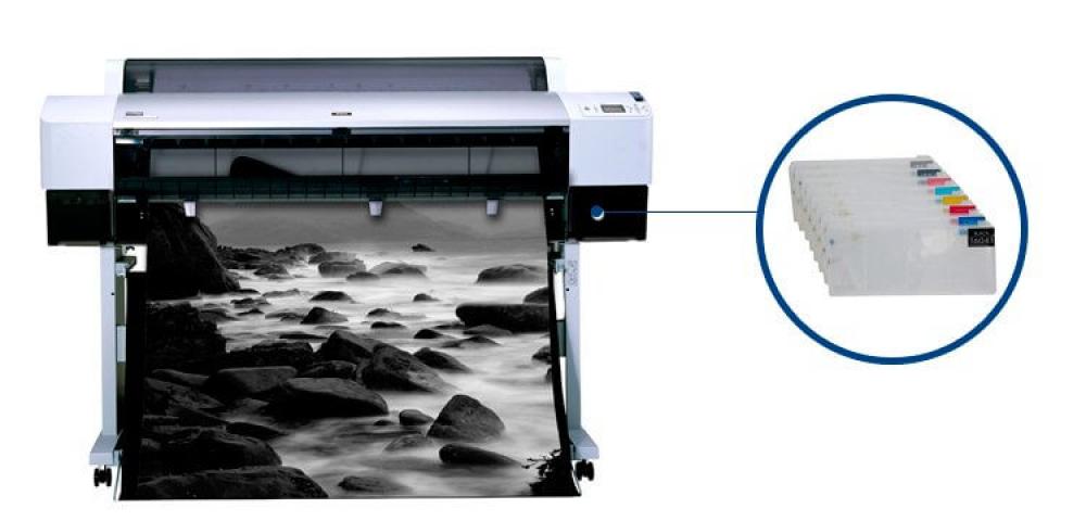 изображение Плоттер Epson Stylus Pro 9800 с ПЗК (СНПЧ) - изображение 1