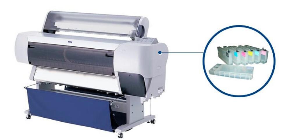 изображение Плоттер Epson Stylus Pro 10600 с ПЗК (СНПЧ) - изображение 1