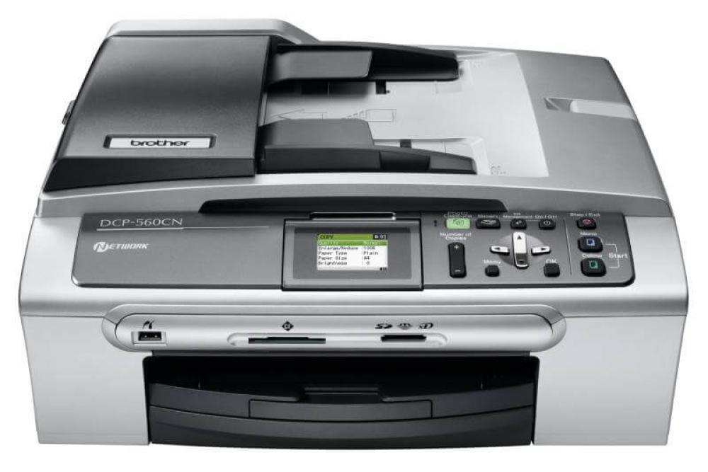 изображение МФУ Brother DCP 560C с перезаправляемыми картриджами