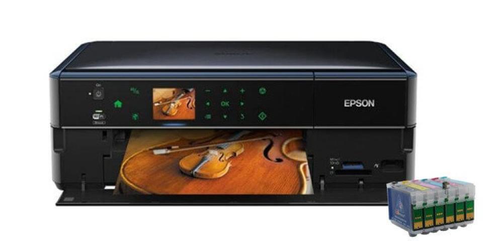 изображение МФУ Epson Stylus Photo PX730WD с перезаправляемыми картриджами - изображение 1