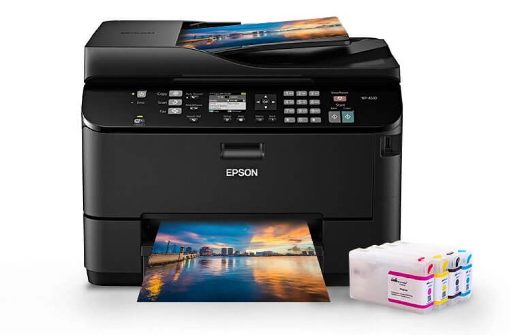 изображение МФУ Epson WorkForce Pro WP-4530 с ПЗК - изображение 1