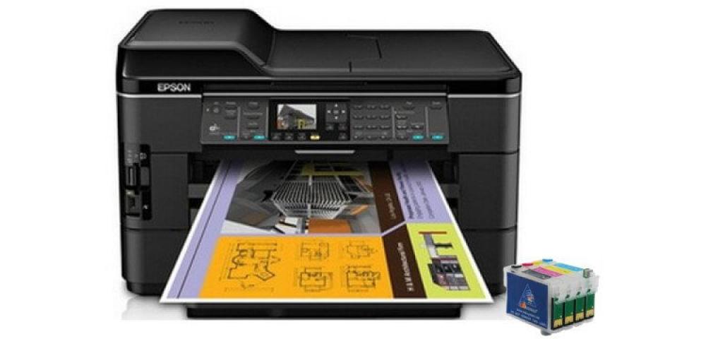 изображение МФУ Epson WorkForce WF-7525 с перезаправляемыми картриджами - изображение 1