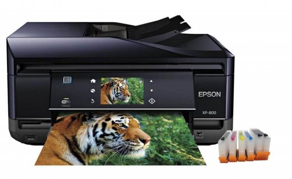 изображение МФУ Epson Expression Premium XP-800 с перезаправляемыми картриджами (США) - изображение 1