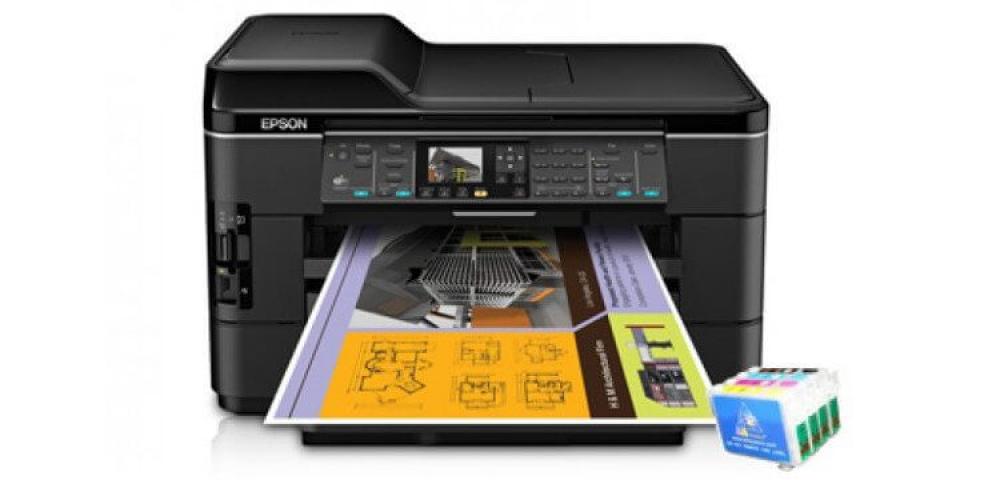 изображение МФУ Epson WorkForce WF-7520 с перезаправляемыми картриджами - изображение 1