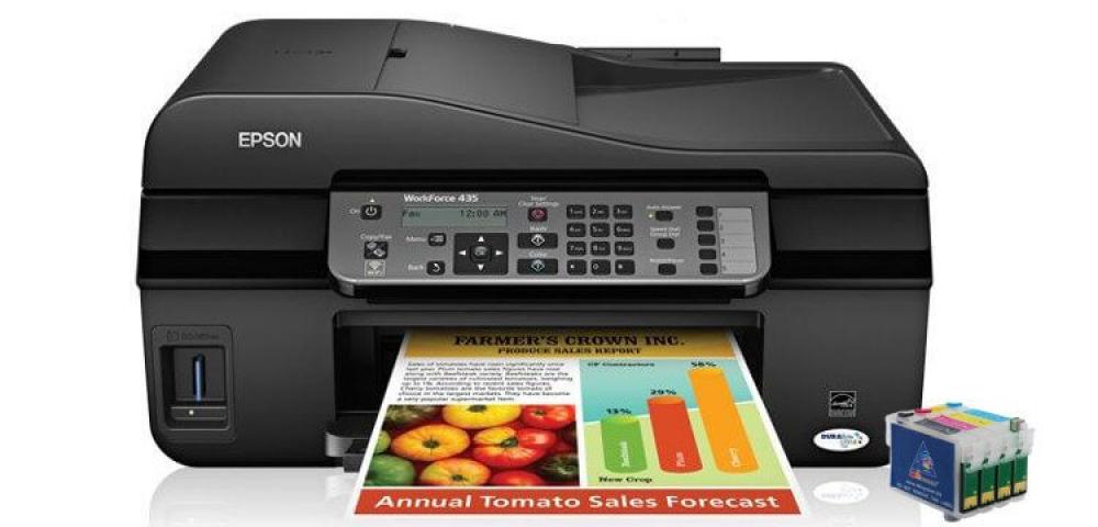 изображение МФУ Epson WorkForce 435 с перезаправляемыми картриджами - изображение 1