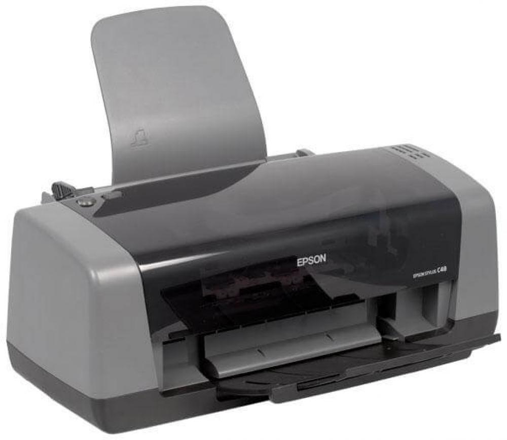 изображение Цветной принтер Epson Stylus С48 с перезаправляемыми картриджами - изображение 1