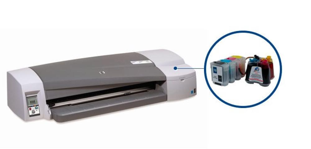 изображение Плоттер HP DesignJet 111 с ПЗК (СНПЧ) - изображение 1