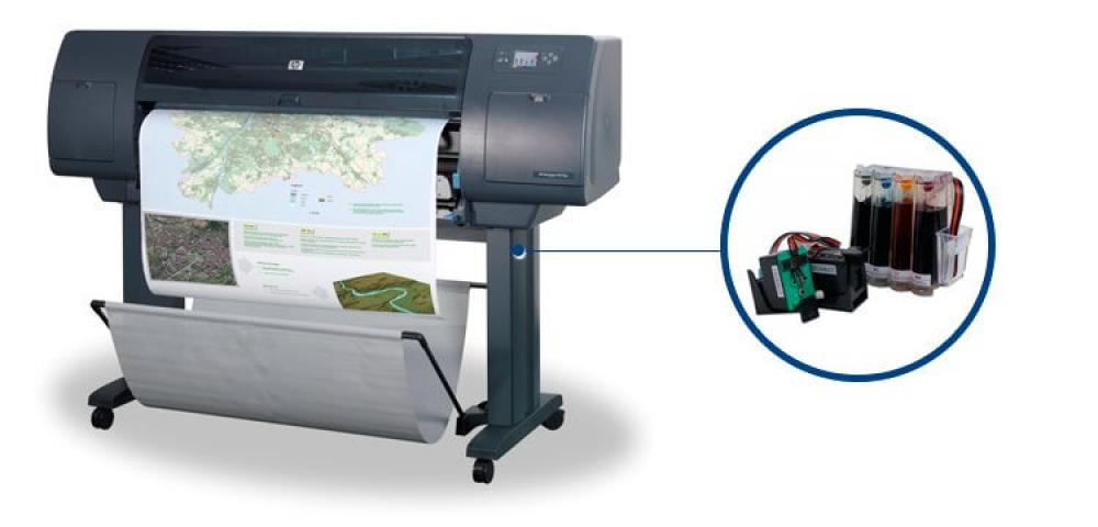 изображение Плоттер HP DesignJet 4020 с ПЗК (СНПЧ) - изображение 1