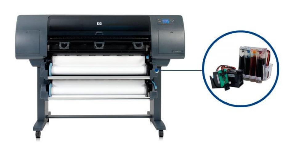 изображение Плоттер HP DesignJet 4500 с ПЗК (СНПЧ) - изображение 1