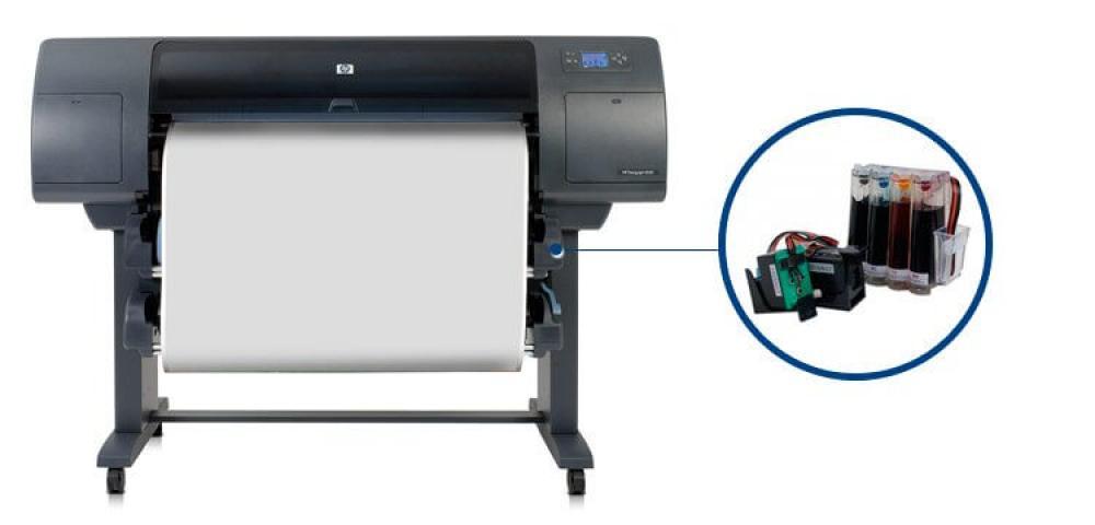 изображение Плоттер HP DesignJet 4520 с ПЗК (СНПЧ) - изображение 1
