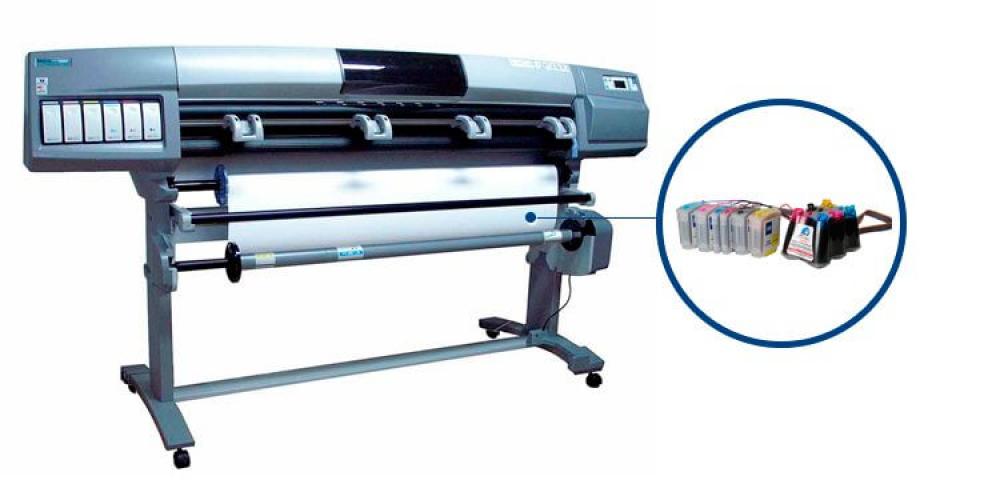 изображение Плоттер HP DesignJet 5000 с ПЗК (СНПЧ) - изображение 1