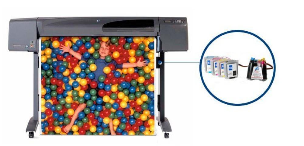 изображение Плоттер HP DesignJet 800 с ПЗК (СНПЧ) - изображение 1