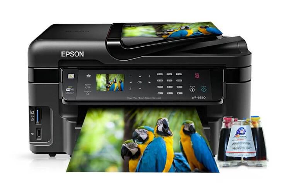 изображение МФУ Epson Workforce WF-3520DWF с СНПЧ (Рус) - изображение 1