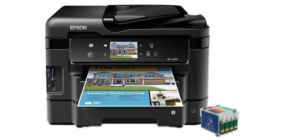 изображение МФУ Epson Workforce WF-3540 с перезаправляемыми картриджами (США) - изображение 1