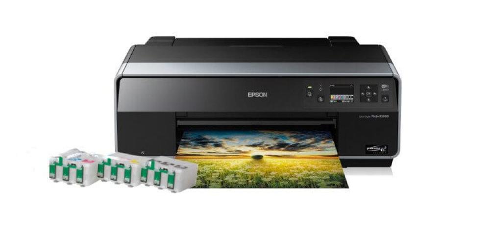 изображение Цветной принтер Epson Stylus Photo R3000 Refurbished с перезаправляемыми картриджами - изображение 1