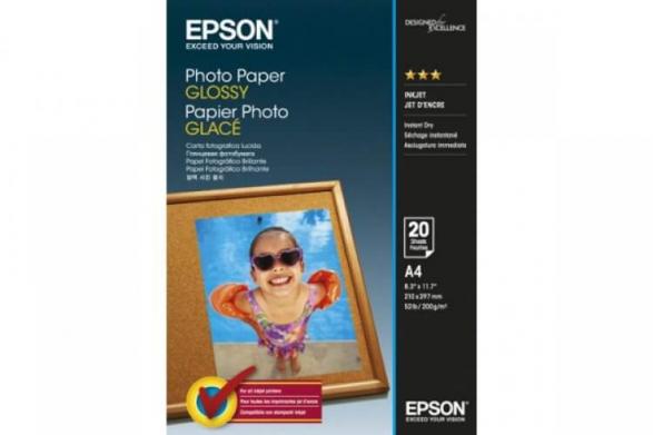 изображение Глянцевая фотобумага Epson Glossy Photo Paper A4, 200g, 20 листов