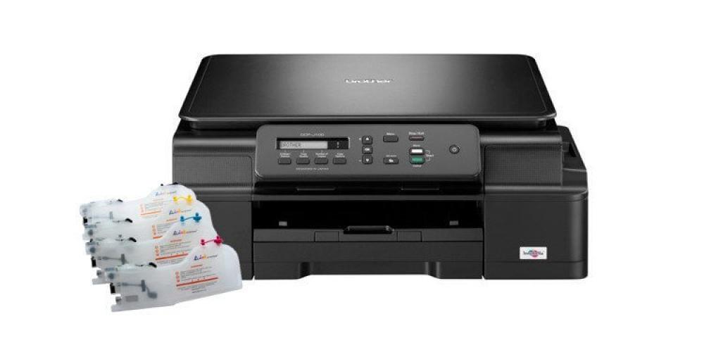 изображение МФУ Brother DCP-J100 с перезаправляемыми картриджами - изображение 1