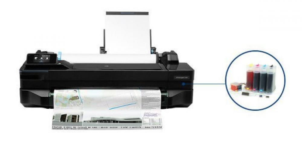 изображение Плоттер HP Designjet T120 с СНПЧ - изображение 1