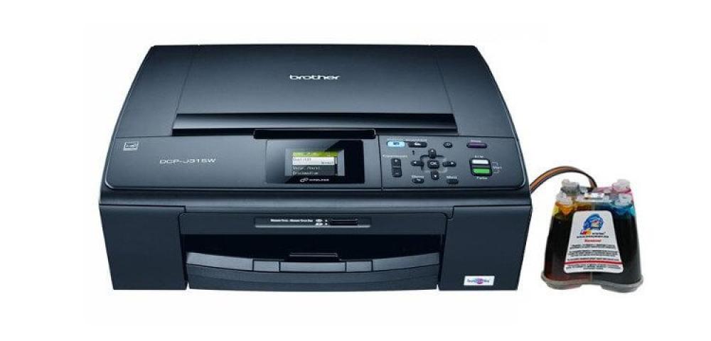 изображение МФУ Brother DCP-J315W с СНПЧ - изображение 1